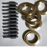 多头多线不锈钢大小铜蜗轮专注生产来图加工蜗杆1件特殊定做直销