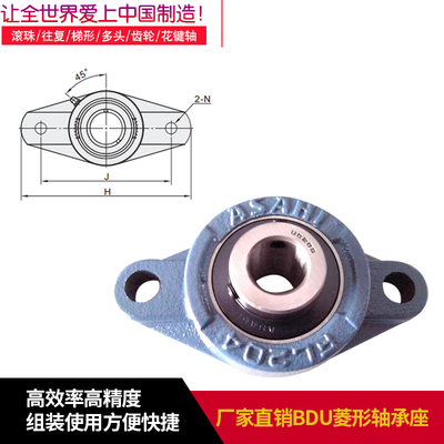 怡合达型号菱形丝杆轴承座BDU-203 204 205 206 207 208 209 210